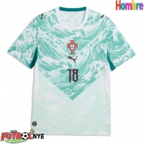 Camiseta Portugal Pedro Neto #18 Visitante Equipación Mundial 2026 manga corta